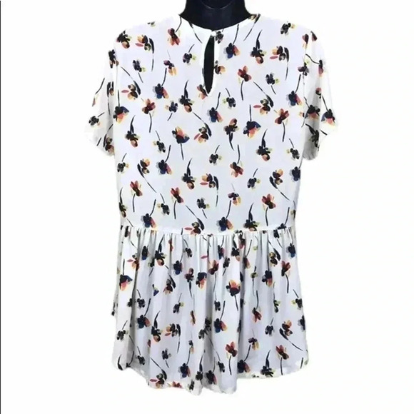 Asher by Fabr’ik Houston Floral Blouse Size M—B2 - Picture 4 of 8